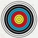 GARIPANI ARCHERY PAPER TARGET 80CM