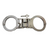 DOUBLE LINK NICKLE HANDCUFF +POUCH - iWholesale