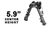 UTG® TACTICAL OP BIPOD, QUICK DETACH, 5.9"-7.3"