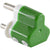 16A STD PLUG LED 250V - GREEN - 21-120499